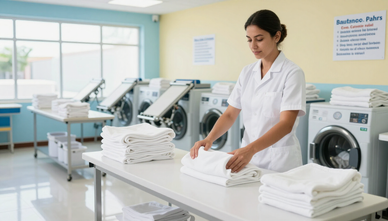 Lavandería profesional en Cartagena con prendas limpias y cuidadas