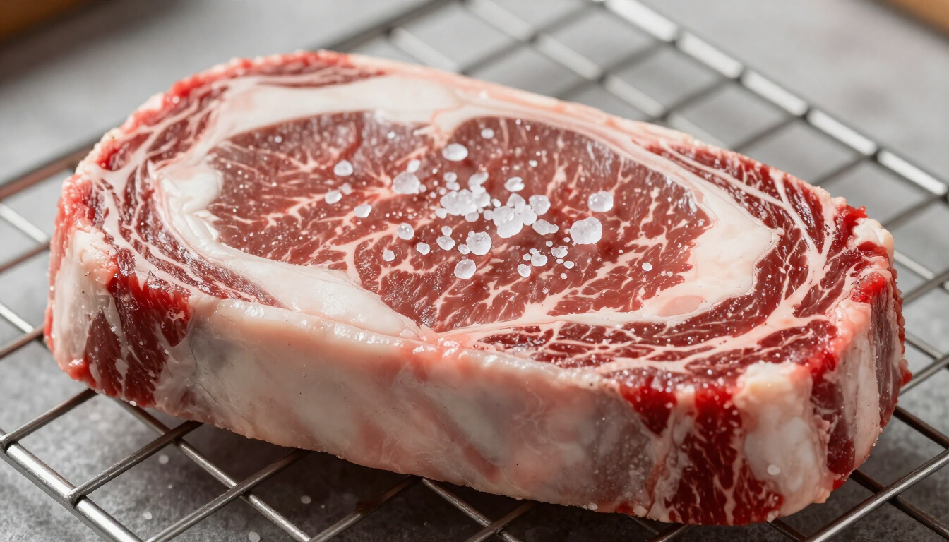 Dry Brining Ribeye