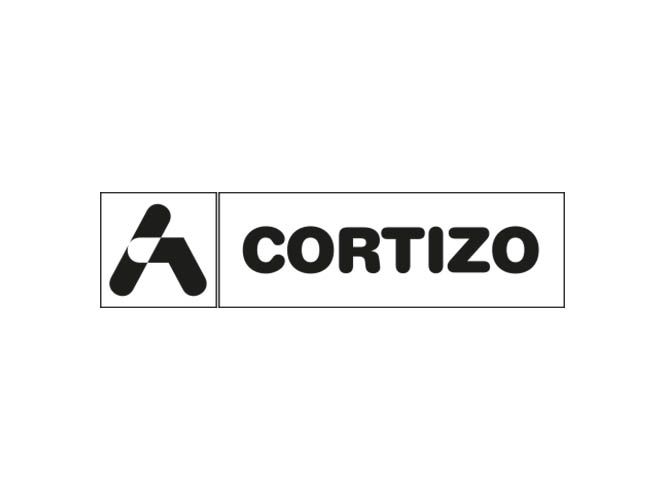A black and white logo for a company called cortizo.