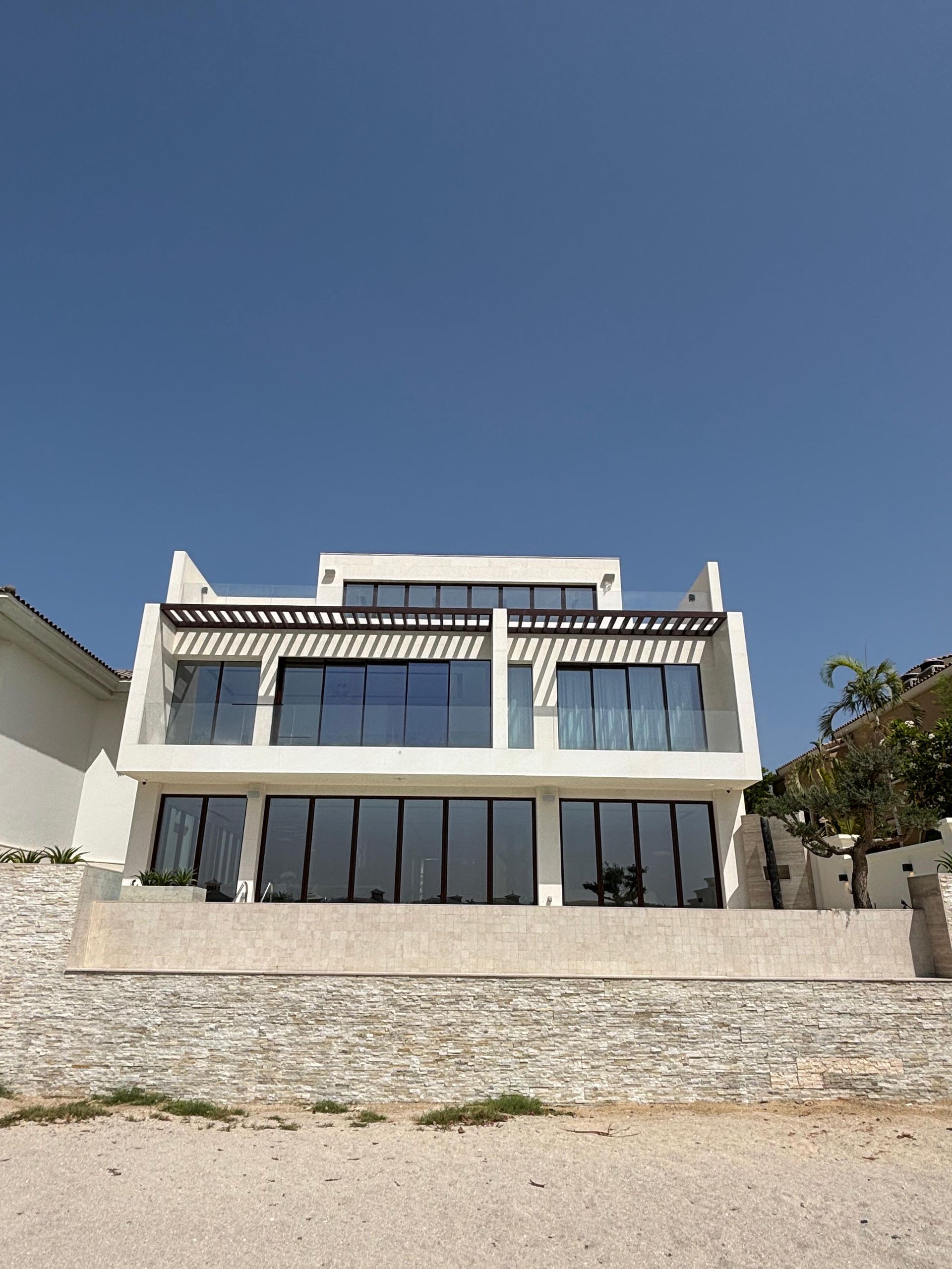 Slim 20mm sliding system Palm Jumeirah