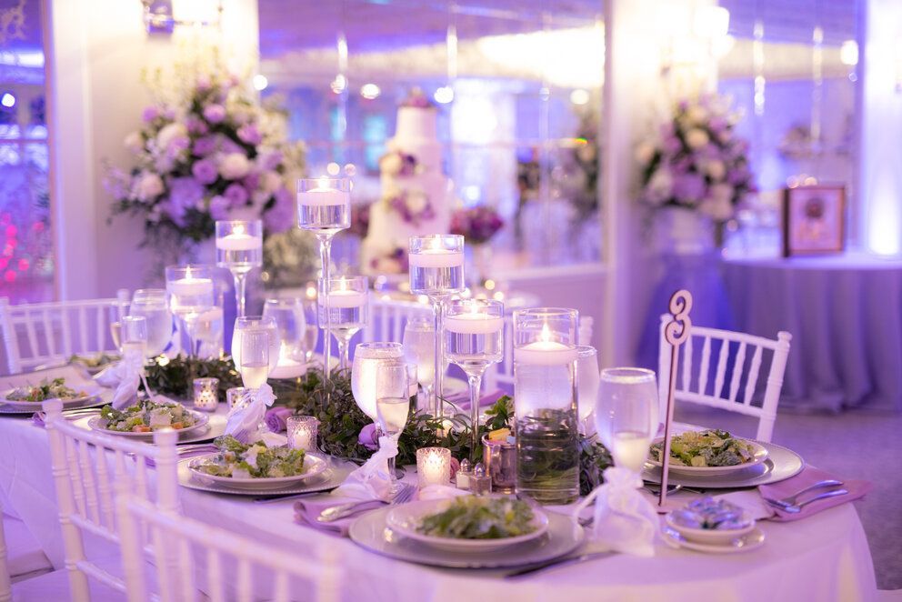 Wedding Table setup 