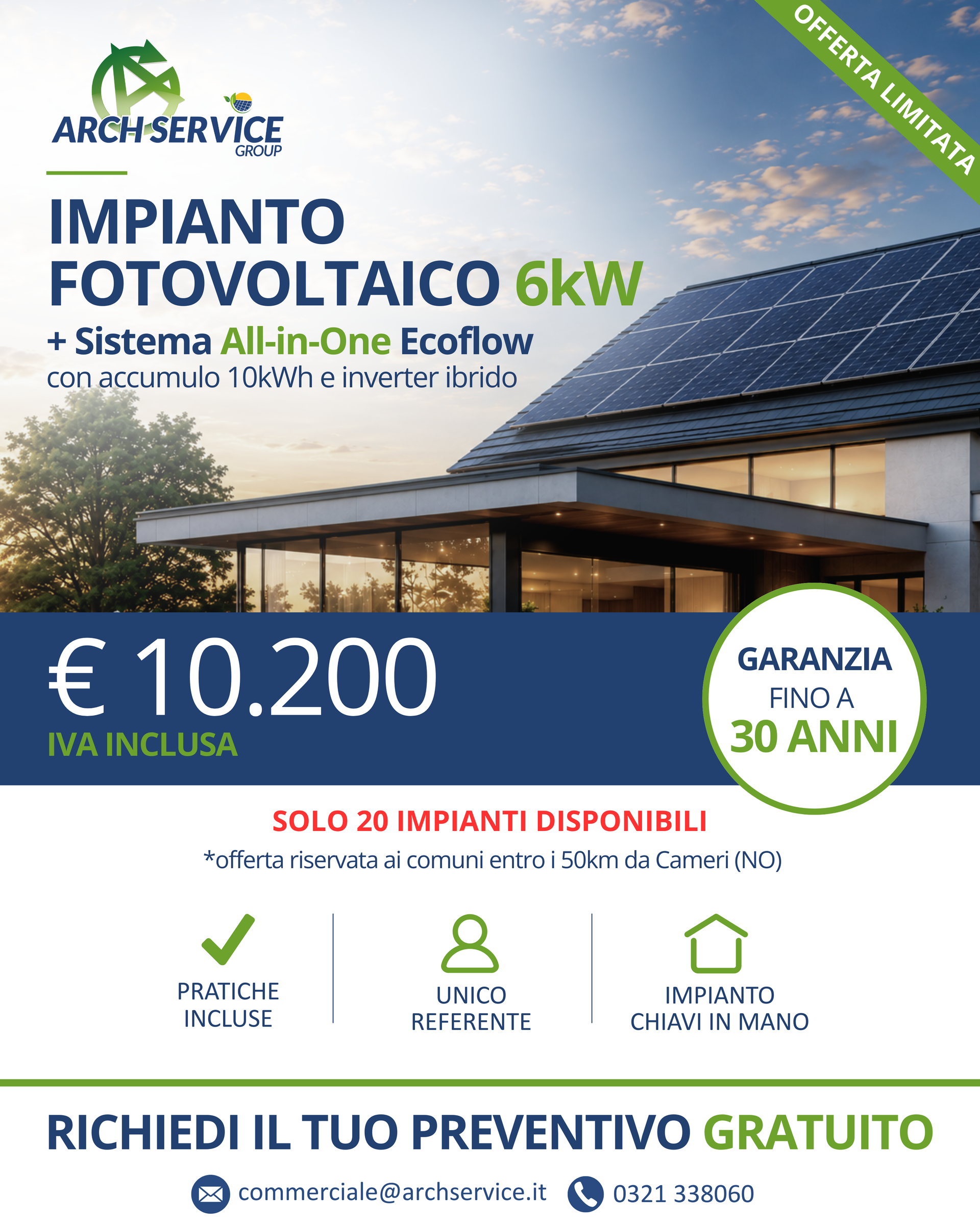 promozione inpianito fotovoltaico novara