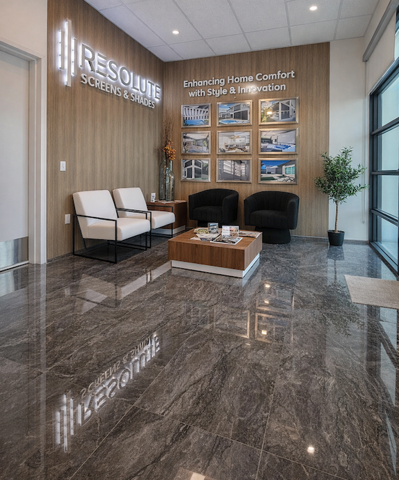 Reception area: