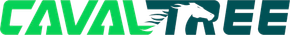 Green and black Cavalier logo with stylized speed lines