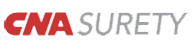 CNA Surety logo with red 