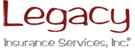 Legacy Insurance Services, Inc. logo in maroon.