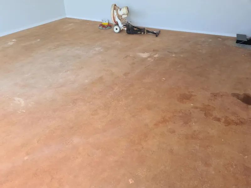 Empty Room with Equipment at the Side — Alan Aldridge Floor Sanding in Urraween, QLD