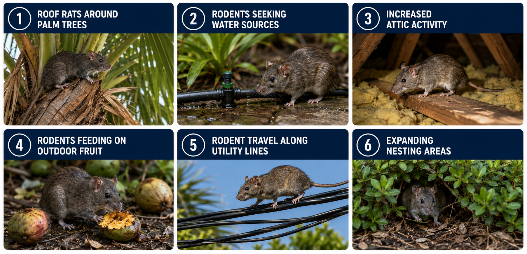 Common June rodent activity in South Florida