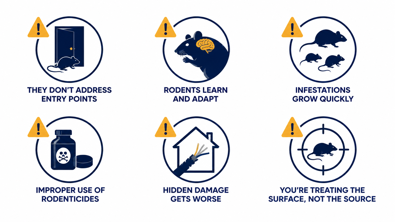 DIY rodent control dangers including entry points, infestations, and hidden home damage
