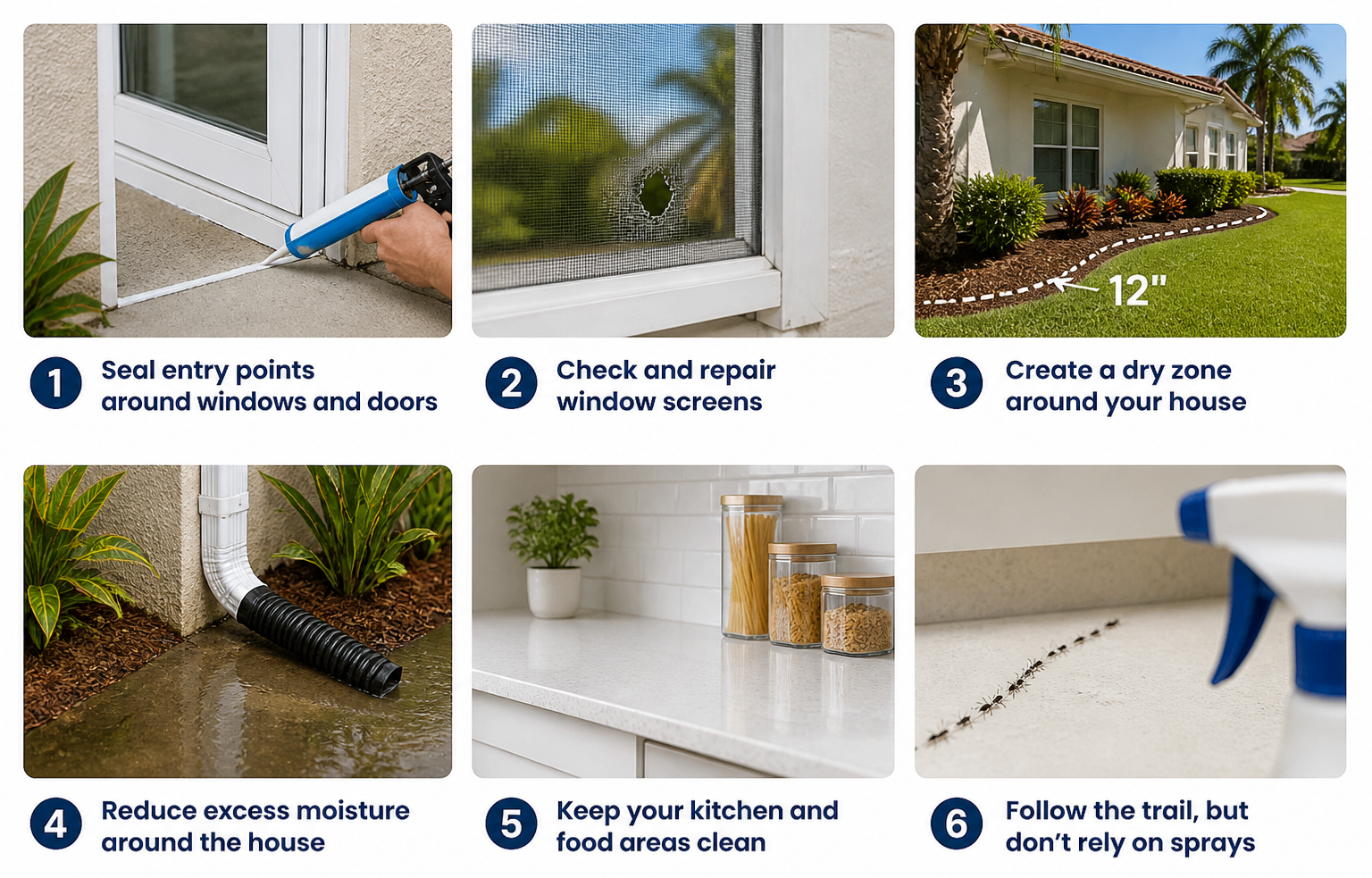 How to prevent ants after rain by sealing entry points and reducing indoor moisture

