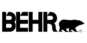 BEHR logo in black with a bear silhouette on a white background