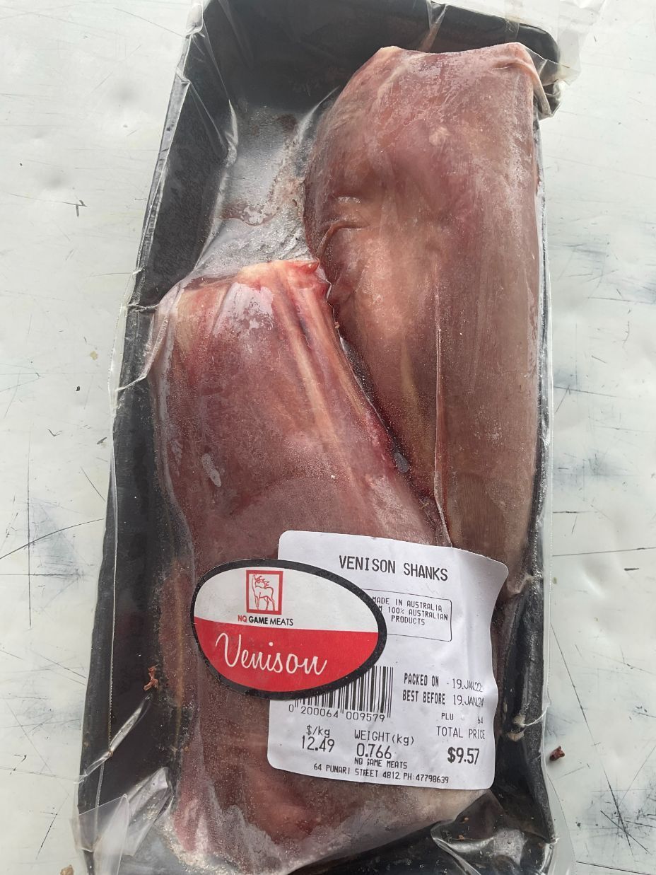 Venison Shanks — NQ GAME MEAT in Currajong, QLD