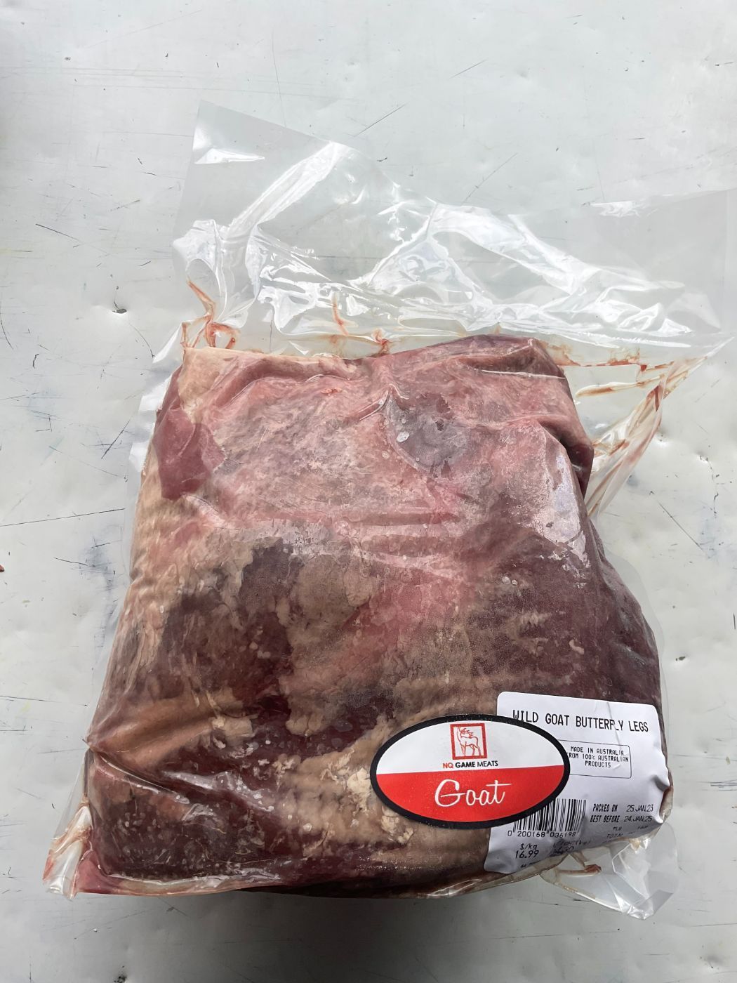 Wild Goat Butterfly Legs — NQ GAME MEAT in Currajong, QLD