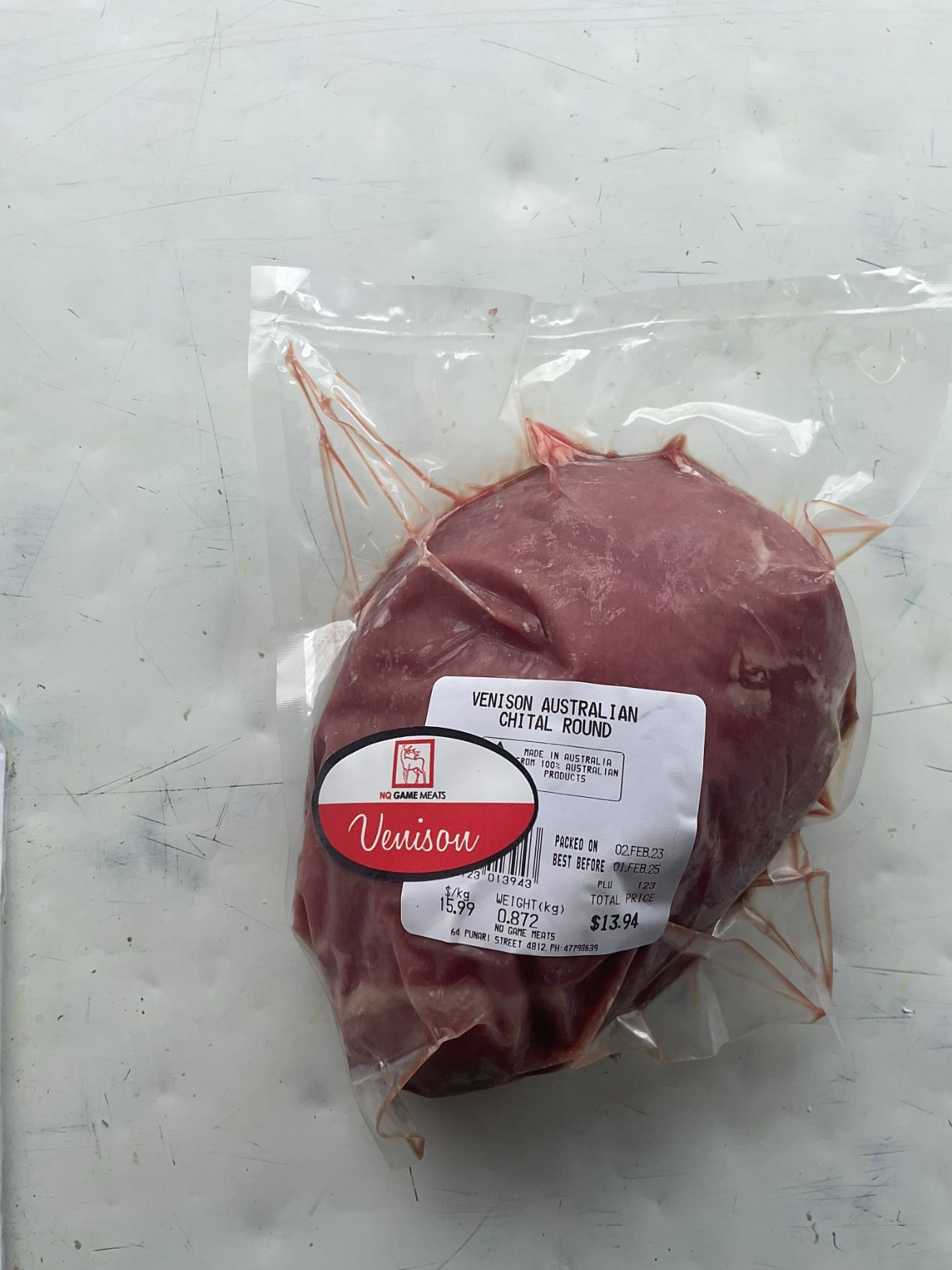Venison Round — NQ GAME MEAT in Currajong, QLD