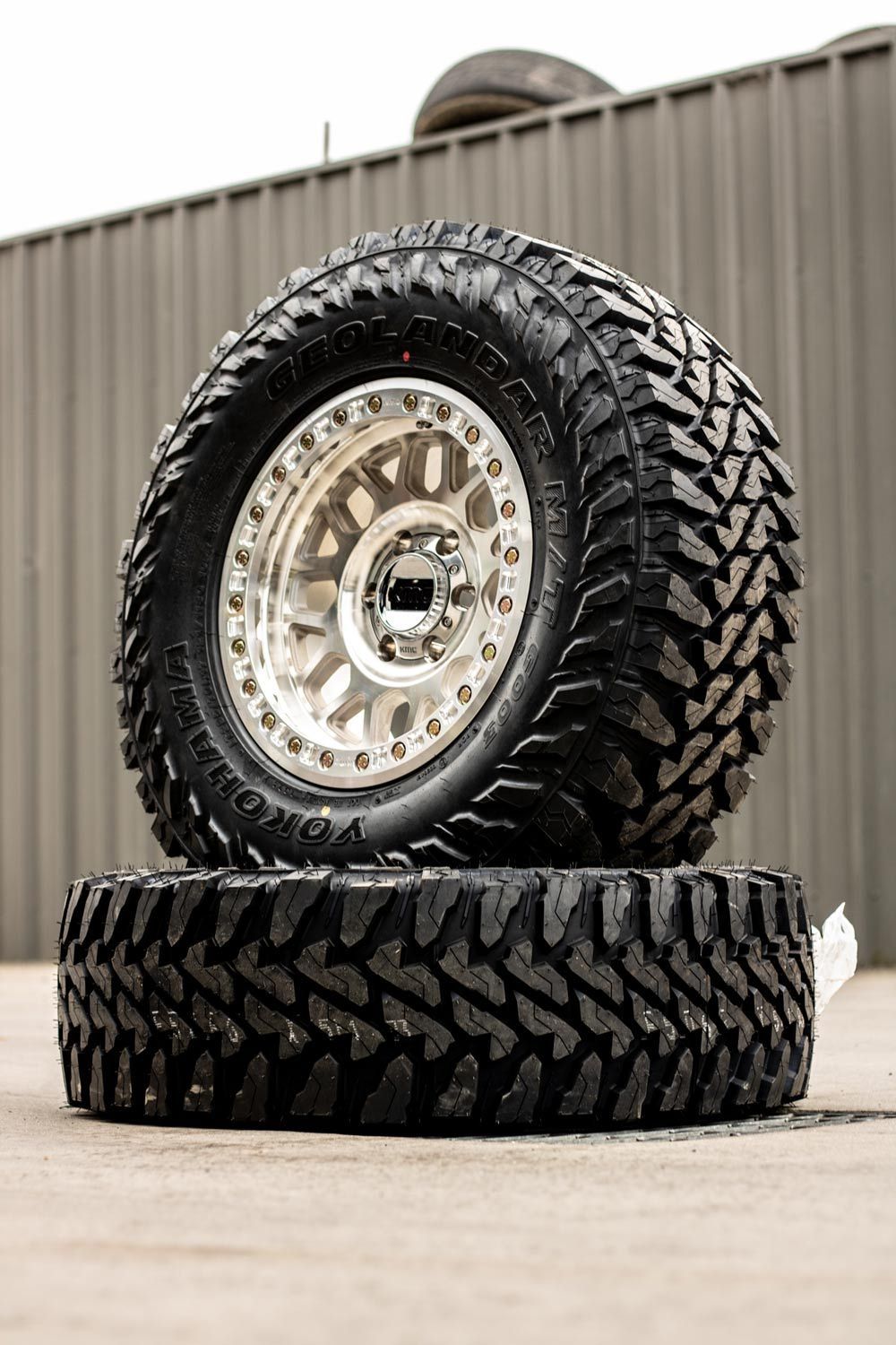 Two Tires Stacked On Top Of Each Other — Tyre Master Albury In East Albury, NSW