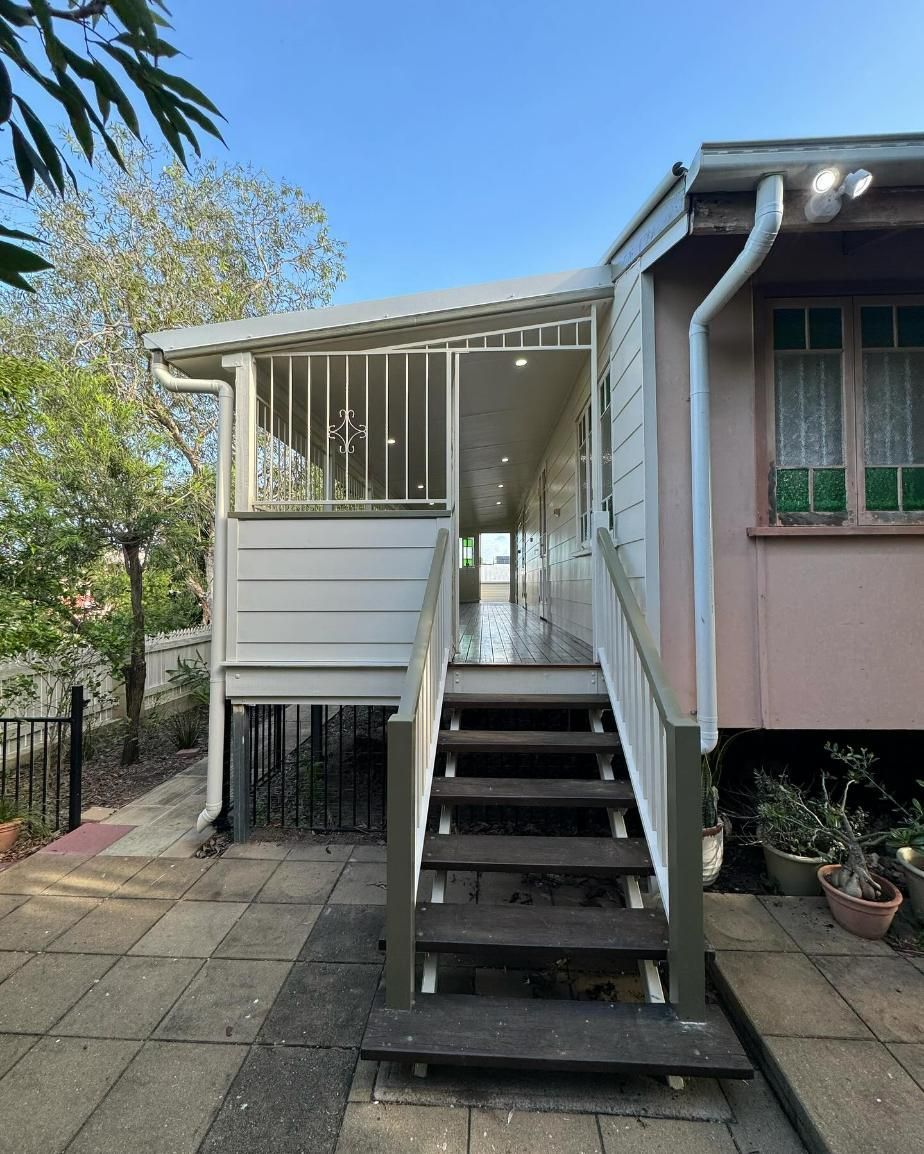 House With Stairs Leading Up to the Front Door — Ironbark Built Townsville in Currajong, QLD