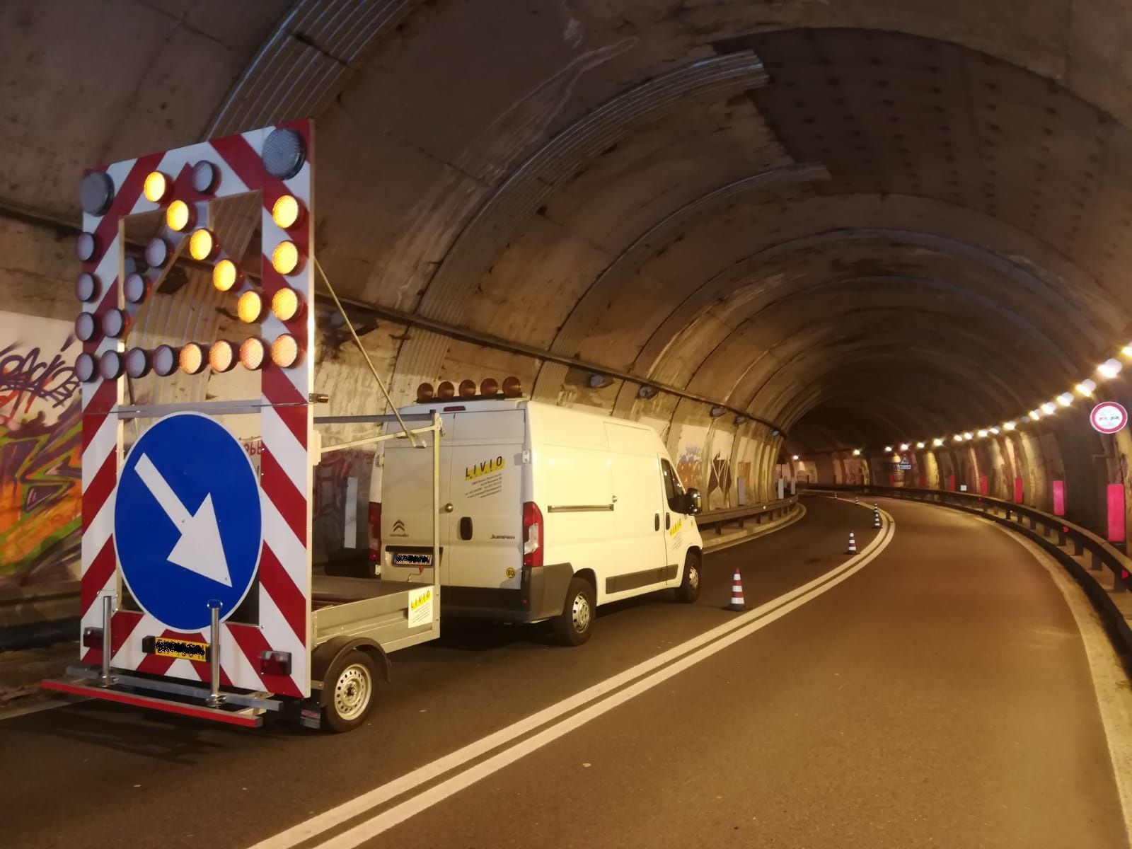 illuminazione gallerie