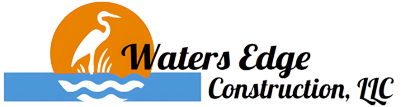 Logo: Orange sun with a bird and water waves over blue. Text says 