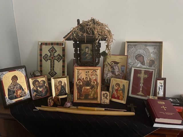 Fotografie cu iconostas
