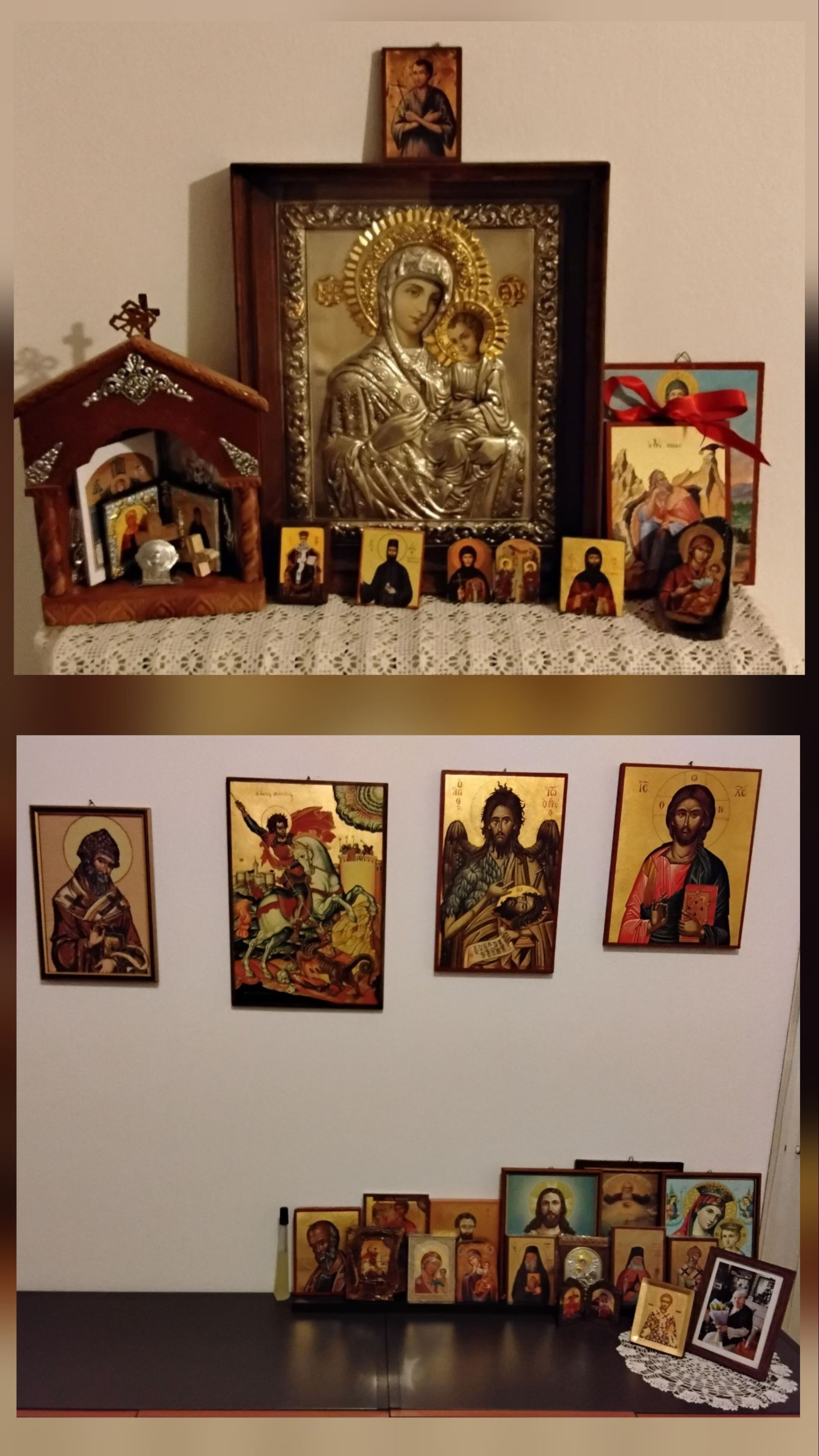 Fotografie cu iconostas