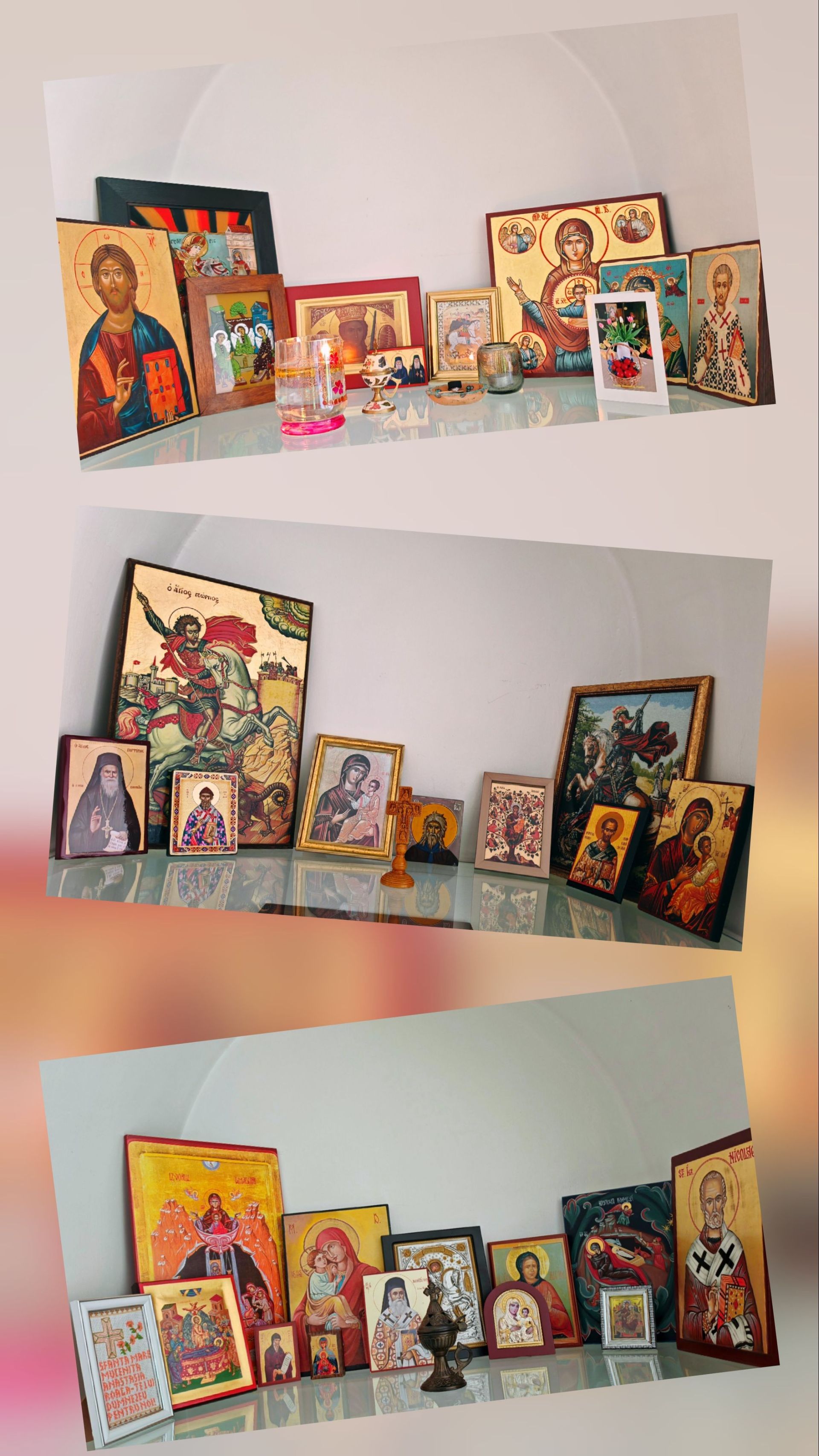 Fotografie cu iconostas