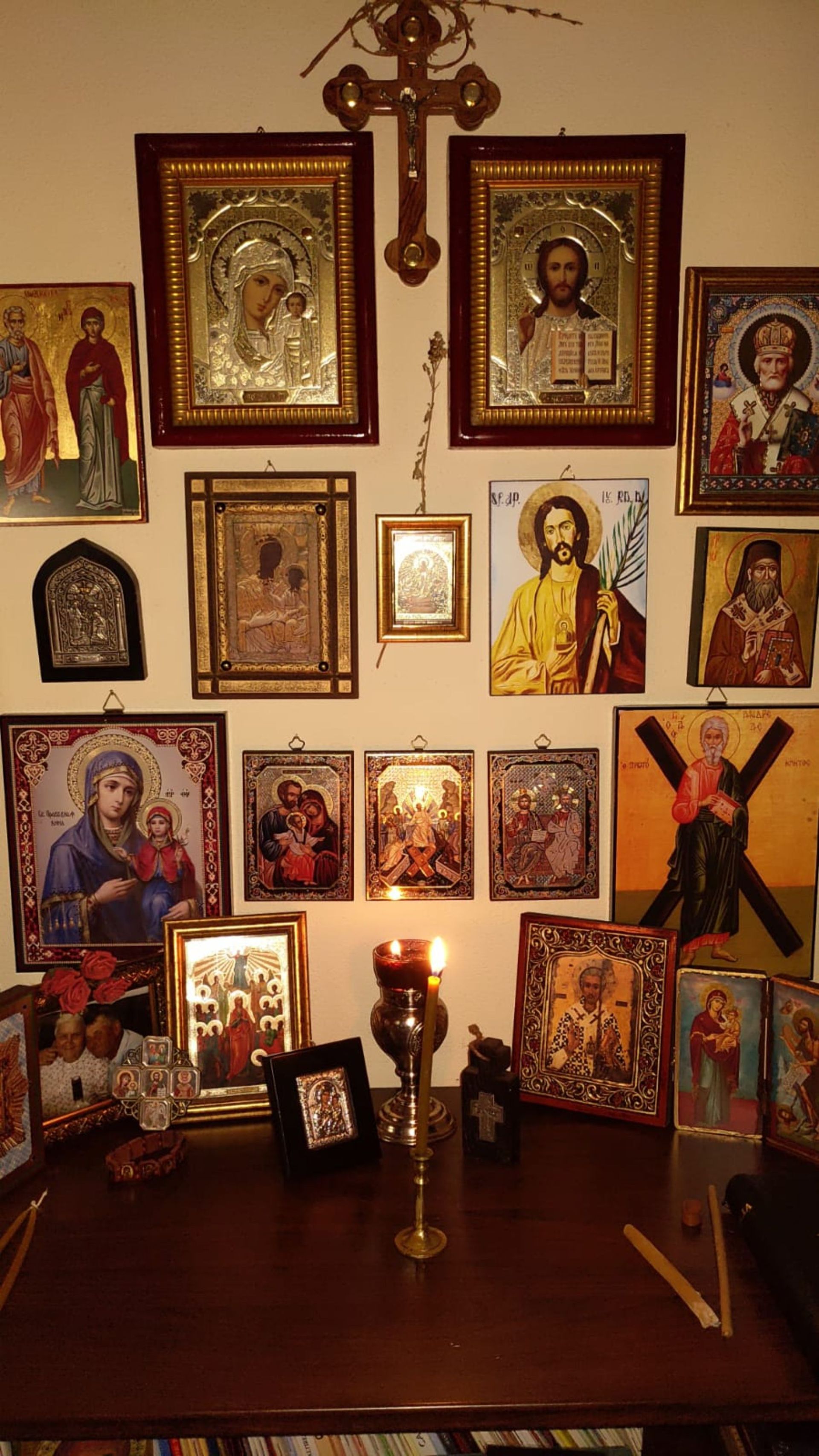 Fotografie cu iconostas