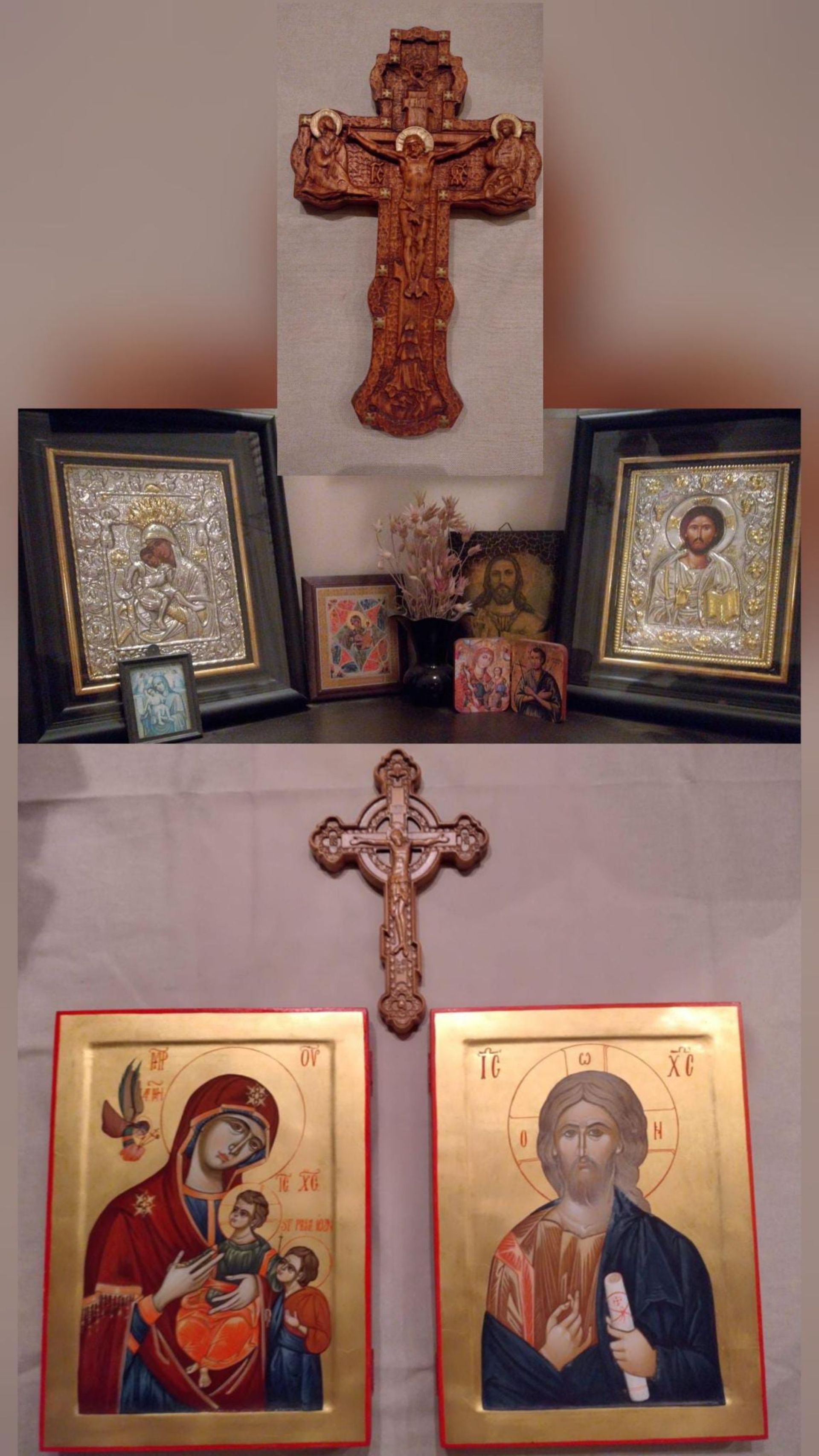 Fotografie cu iconostas