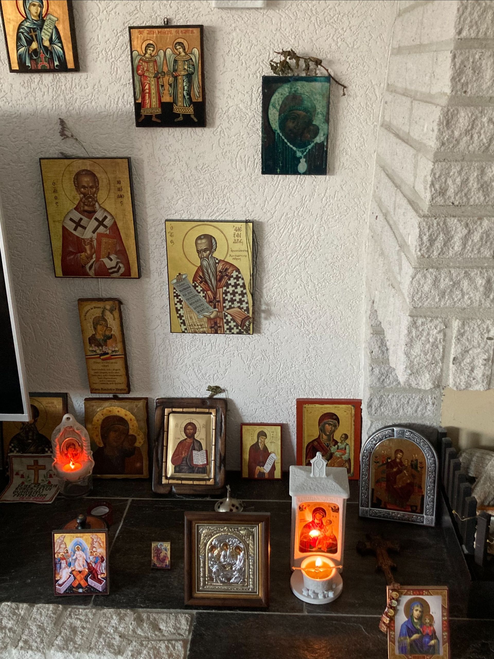 Fotografie cu iconostas