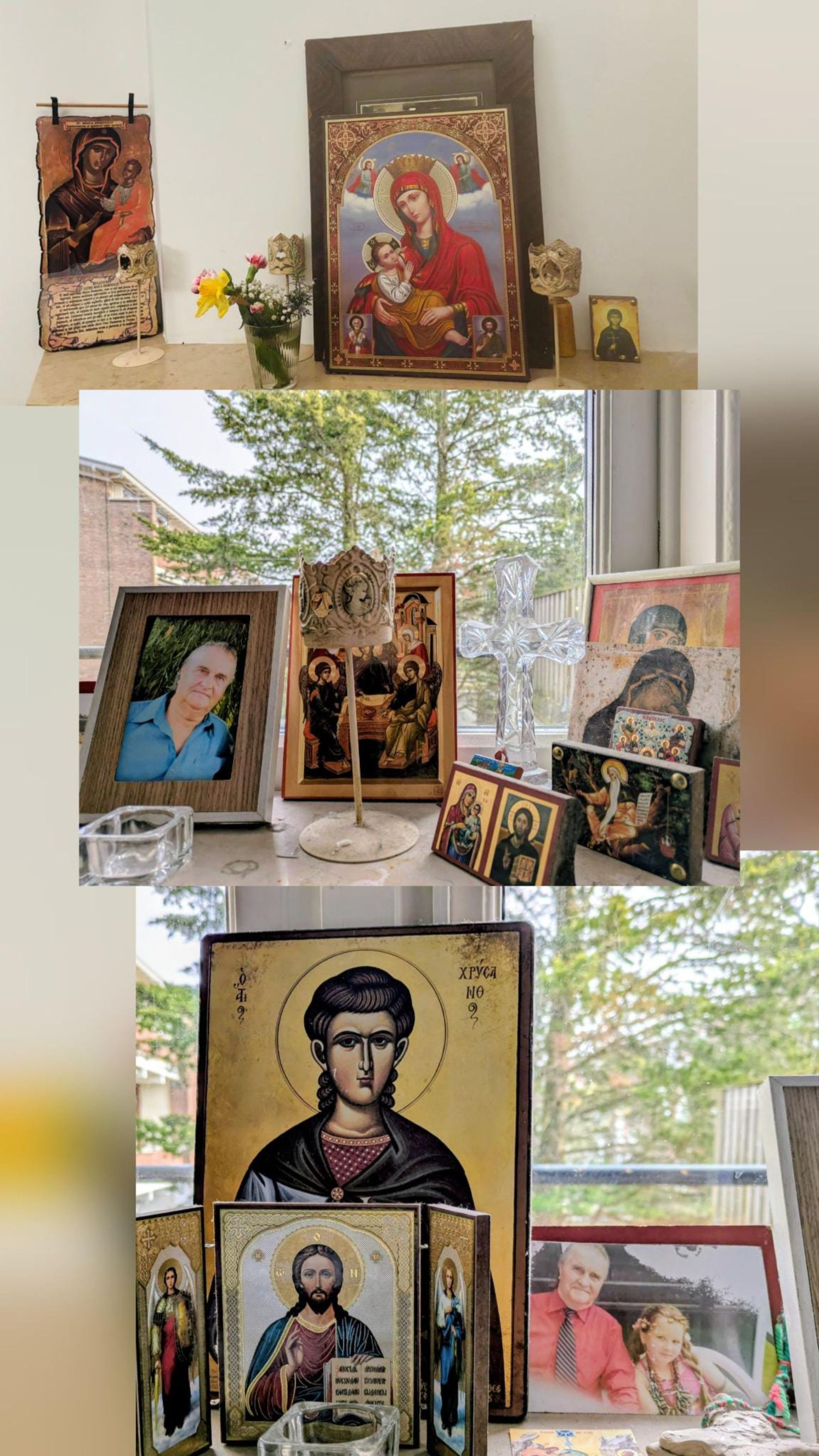 Fotografie cu iconostas