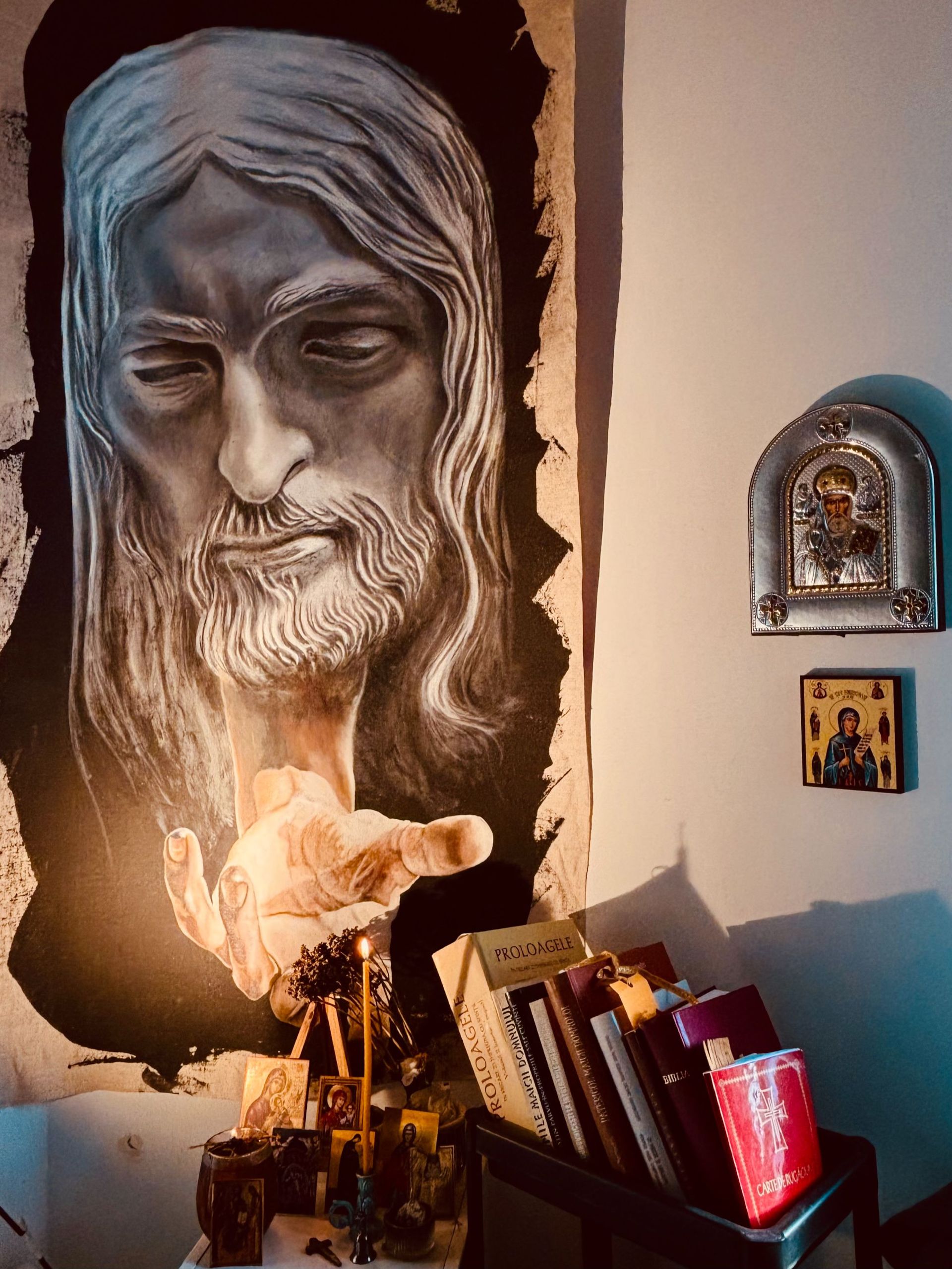Fotografie cu iconostas