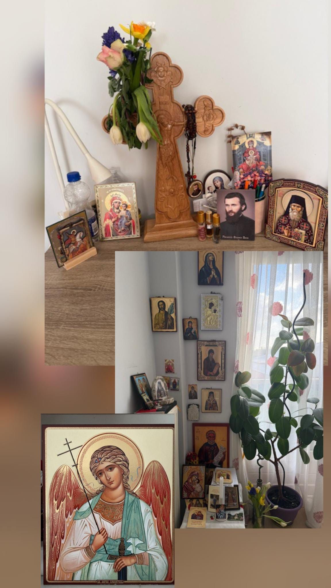 Fotografie cu iconostas