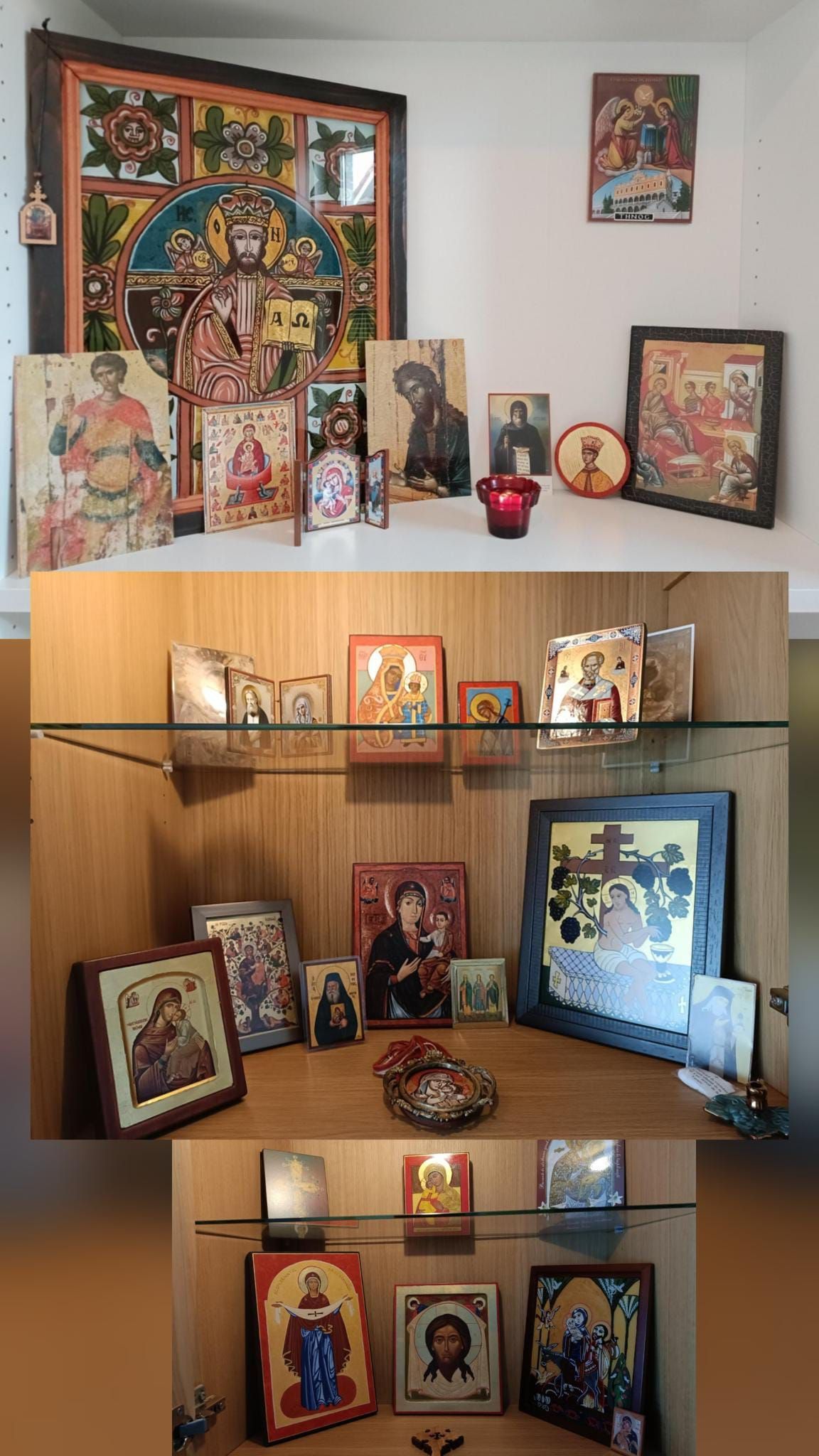 Fotografie cu iconostas