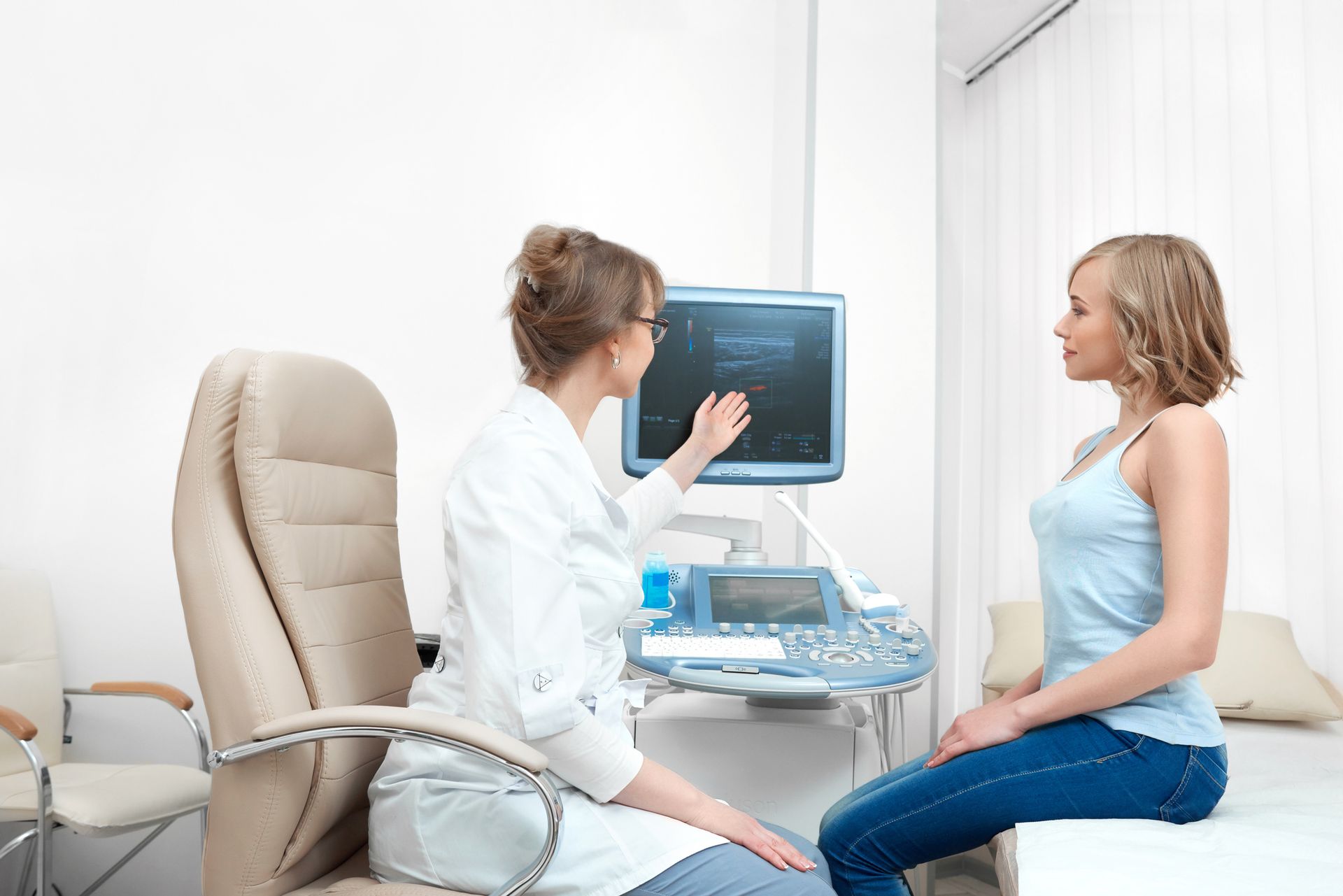 Doctor And Patient - San Antonio, TX - La Femme OB/GYN