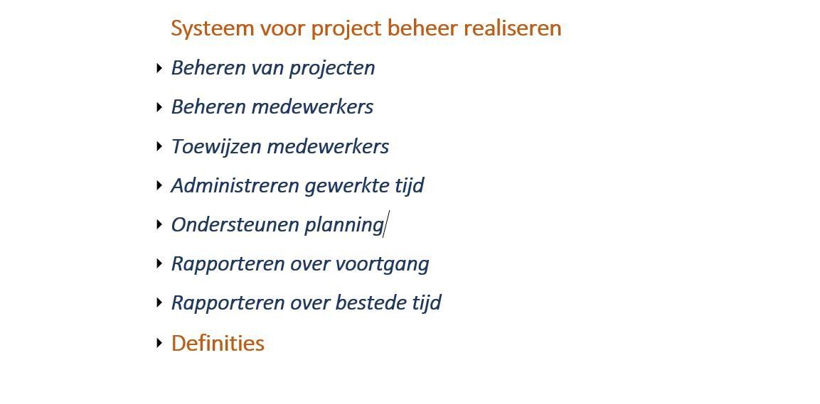 aanpak informatieanalyse