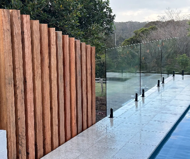 Frameless glass pool fences offering safety without losing the view