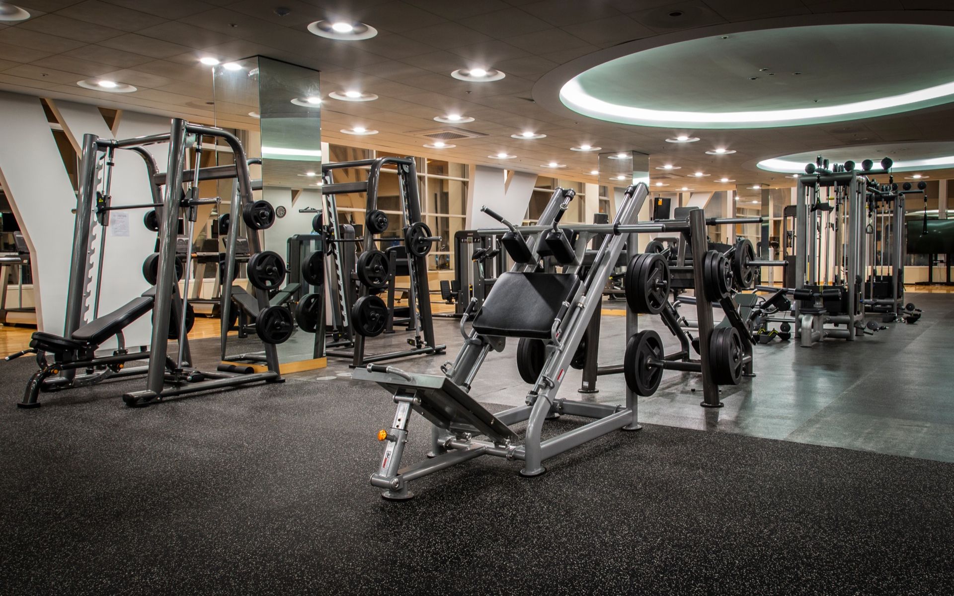 Gym FitnessStudio Center Background