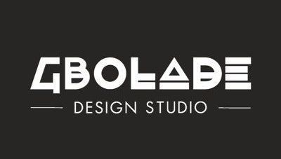 White “GBO LAB DESIGN STUDIO” logo on a dark background with geometric lettering and horizontal lines