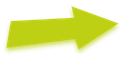Lime green right-pointing arrow on a white background