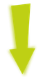 Bright lime-green downward arrow on a white background