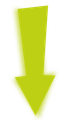 Bright lime-green downward arrow icon on a white background
