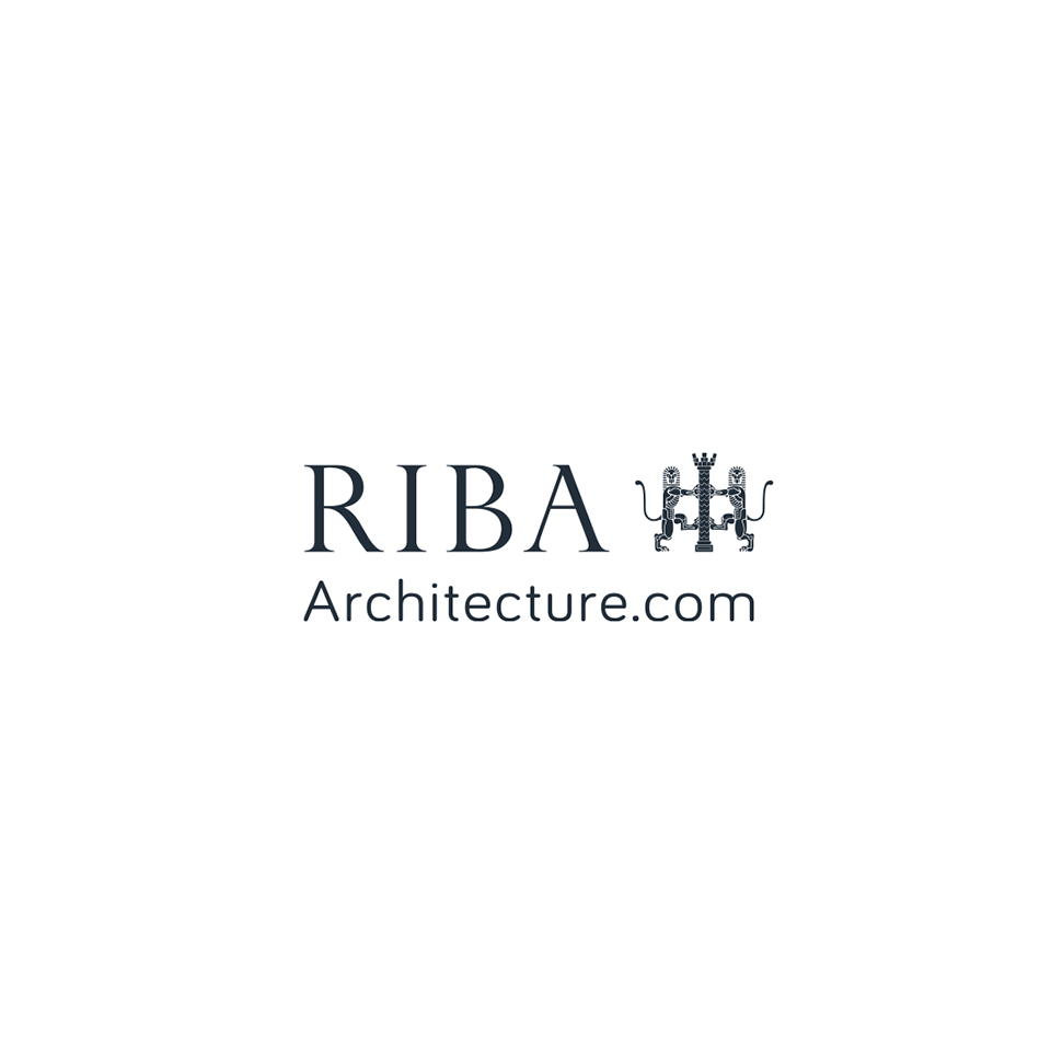RIBA Architecture.com logo in black on a white background