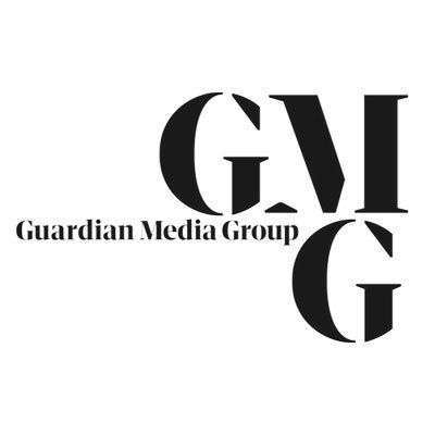 Guardian Media Group logo in black serif letters on a white background