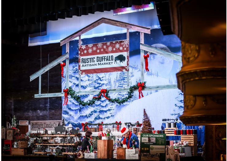 Rustic Buffalo Snowy Bazaar