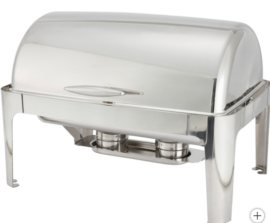 8 Quart Full-Size Roll Top Chafer