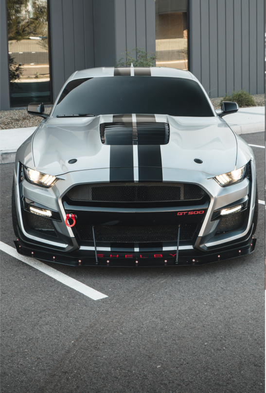 Tuning Ford Mustang Parked in Front of Dyno-Comp in Scottsdale, AZ