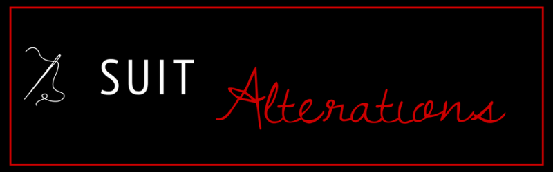 Black rectangle with a red border containing the word