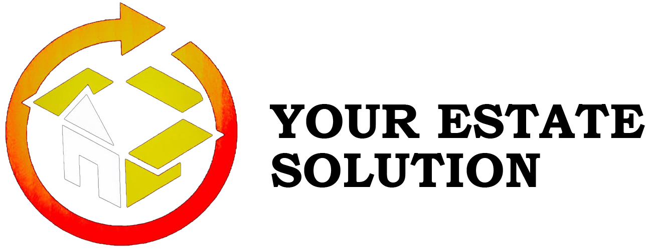 Logo reading &ldquo;Your Estate Solution&rdquo; with a circular red-orange arrow around a house icon