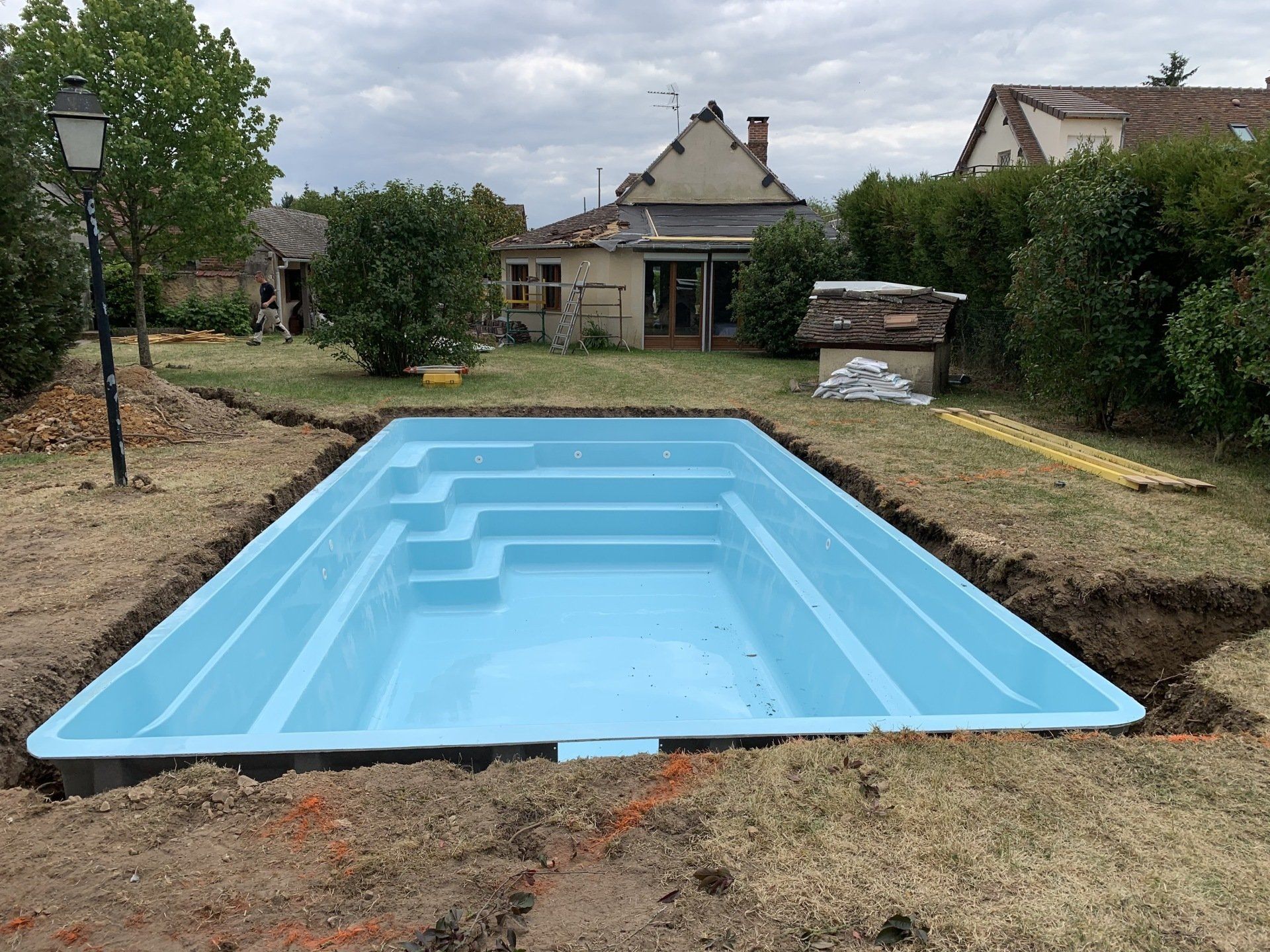 Terrassement piscine evreux