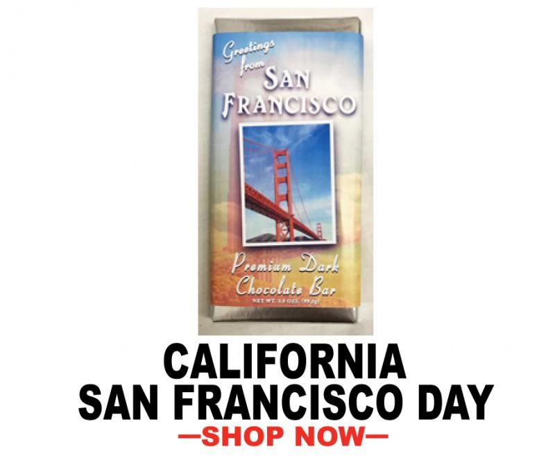 California San Francisco day souvenir sweets shop now