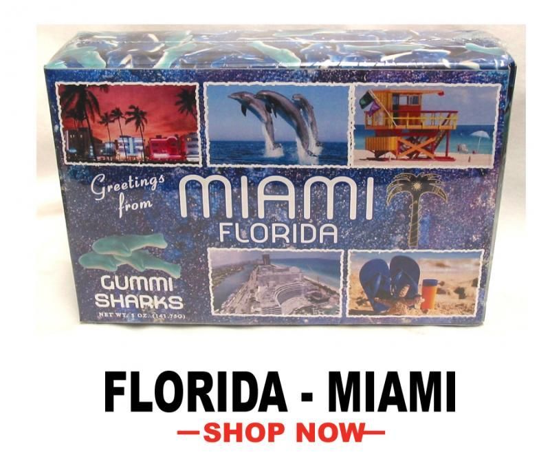 Florida-Miami souvenir sweets shop now
